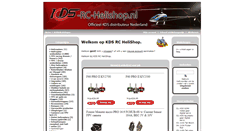 Desktop Screenshot of kds-rc-helishop.nl