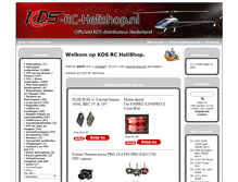 Tablet Screenshot of kds-rc-helishop.nl